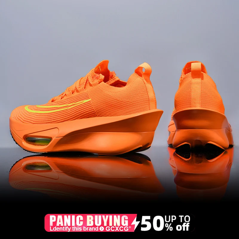 Air cushion Running Shoes Marathon Speciality Men Sports Breathable Lightweight Women's Comfortable Athletic Nonskid Sneakers - Image 4