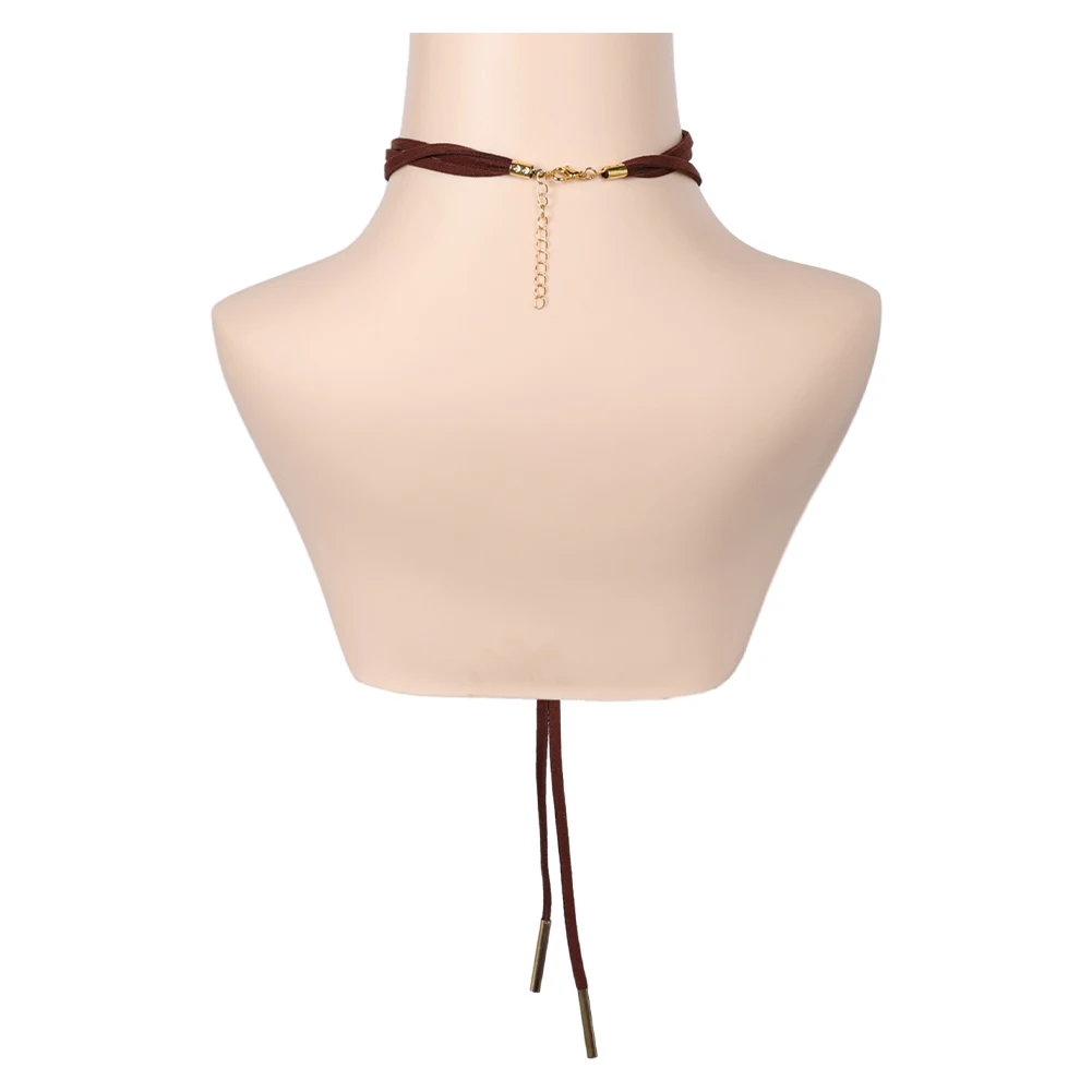 Female Halloween Aerith Cosplay Jacket Dress Wig Necklace Game Final Cosplay Fantasy Roleplay Costume Carnival Party Clothing - Image 5
