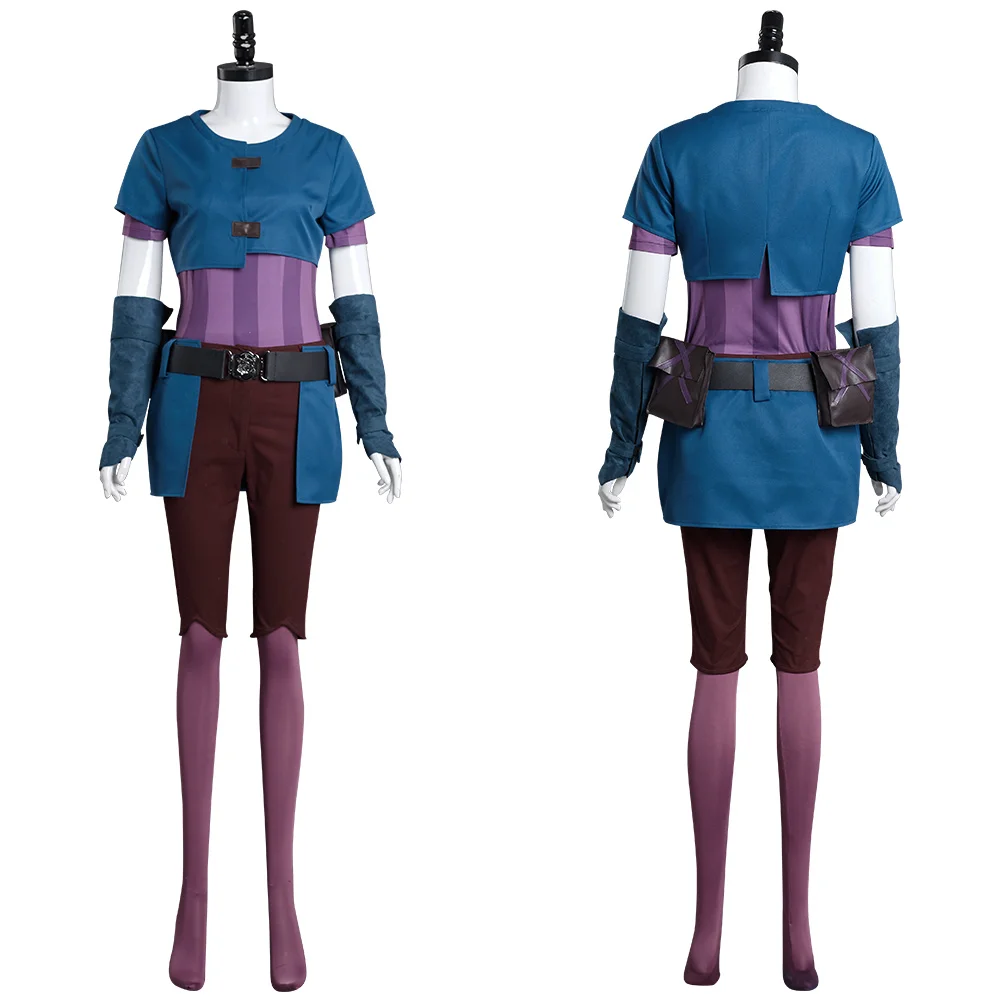 Arcane LOL Powder Jinx Cosplay Women Costume for Female Girls Disguise Disfraz Clothing Outfits Halloween Carnival Roleplay Suit - Image 3