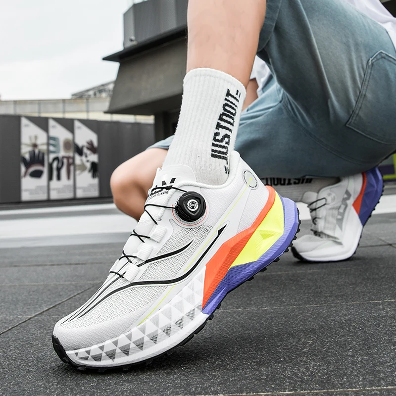 2025 New Soft Soled Outdoor Casual Sports Shoes With Rotating Buckle Carbon Plate And Popcorn Outsole, Men'S Running Shoes 35-44 - Image 6